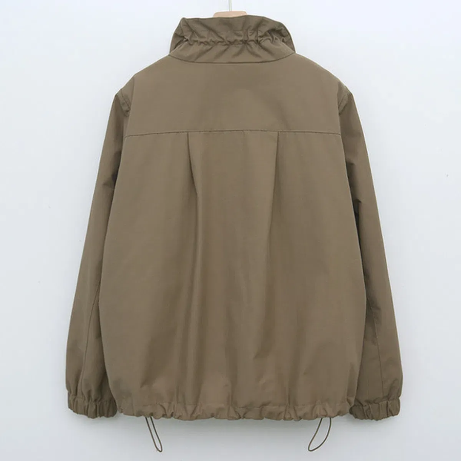Pocket Shirring Adjustable Jacket