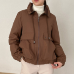 Pocket Shirring Adjustable Jacket