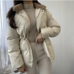 Fur Collar Padded Short Jacket