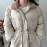 Fur Collar Padded Short Jacket