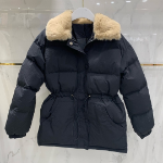 Fur Collar Padded Short Jacket