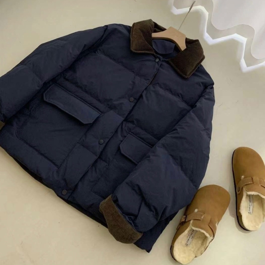 Corduroy Padded Short Jacket