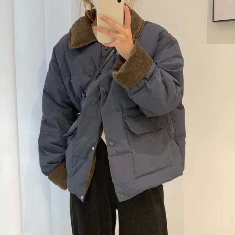 Corduroy Padded Short Jacket