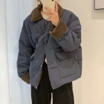 Corduroy Padded Short Jacket