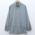 Loose Fit Half-Length Zip-Up Jacket