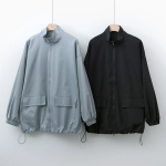Loose Fit Half-Length Zip-Up Jacket
