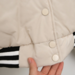 Basic Snap Button Baseball Jacket
