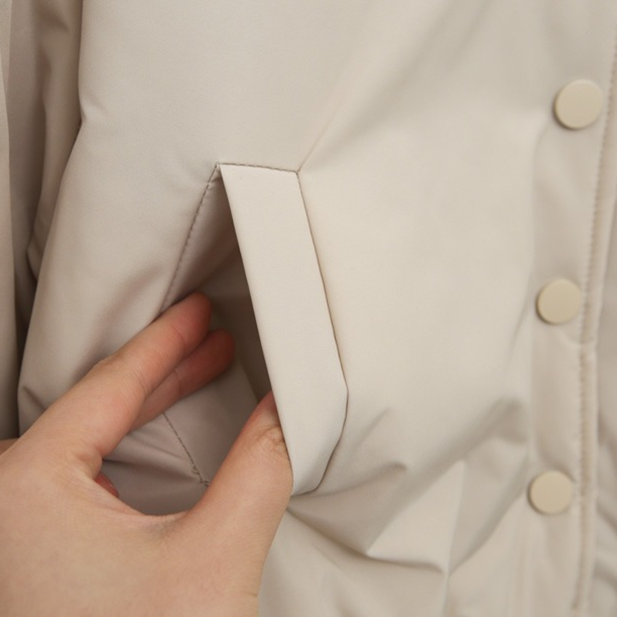 Basic Snap Button Baseball Jacket