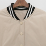 Basic Snap Button Baseball Jacket