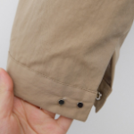 Nylon Zip-Up Safari Short Jacket