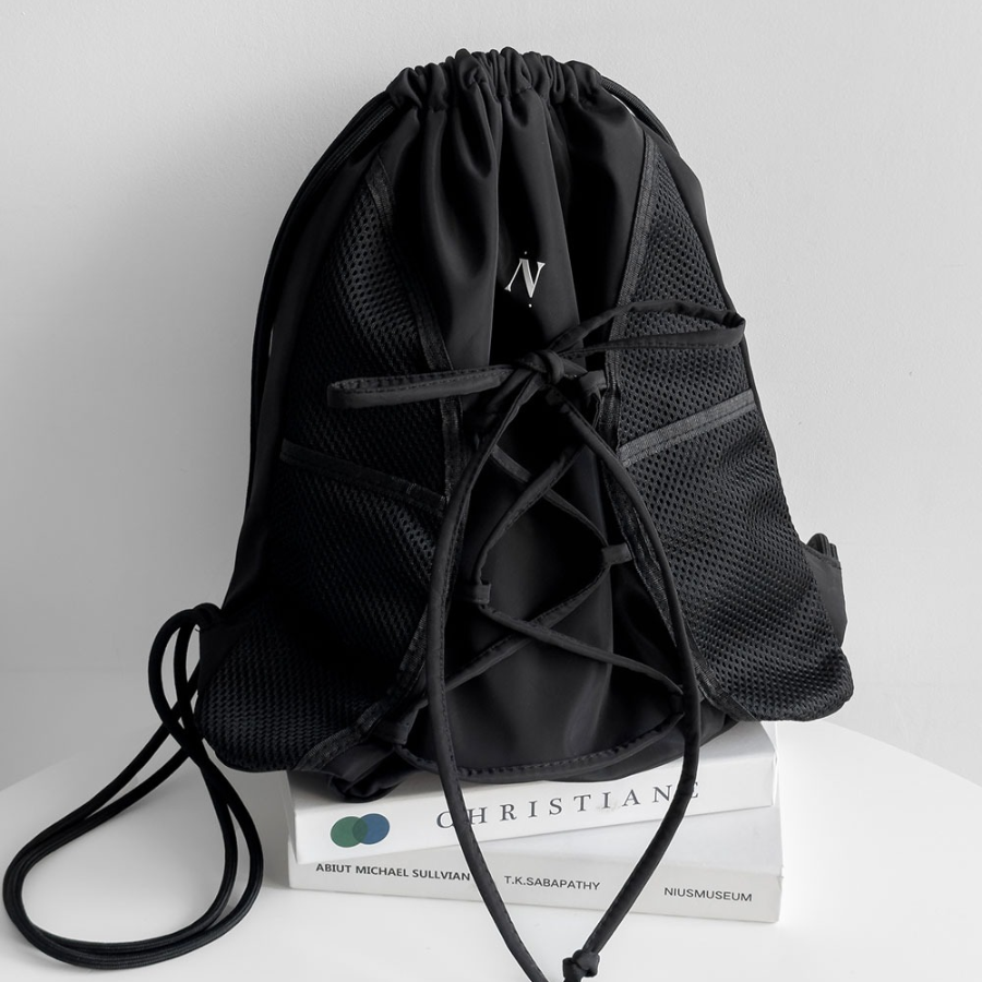 Self-Made Nylon Mesh Gym Sack Backpack — лёгкость и функциональность в спортивном формате