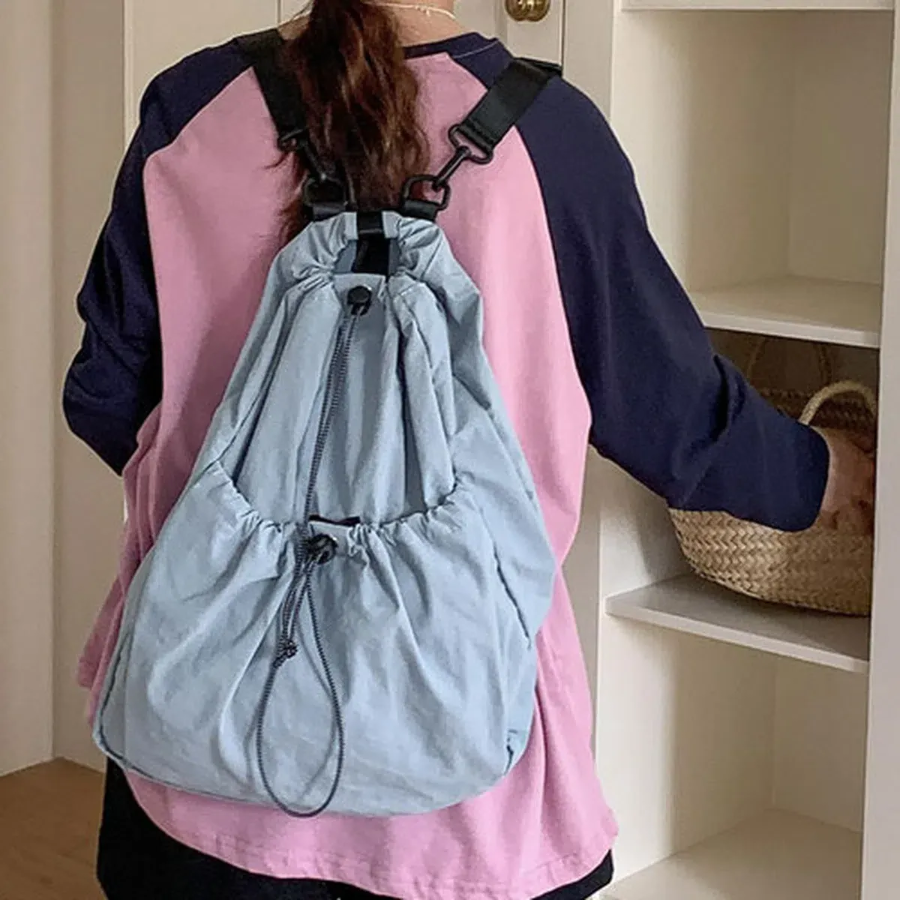 Nylon String Pocket Backpack — лёгкий рюкзак для активных дней