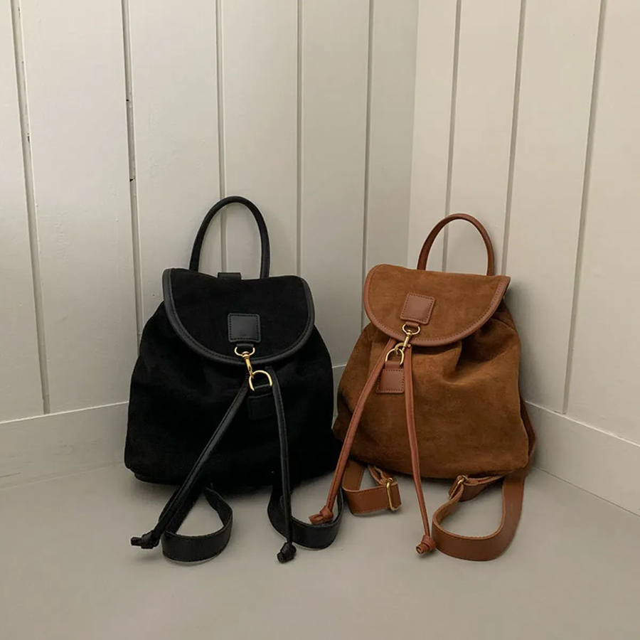 Handel Drawstring Suede Backpack & Tote Bag — элегантность и универсальность в одном аксессуаре