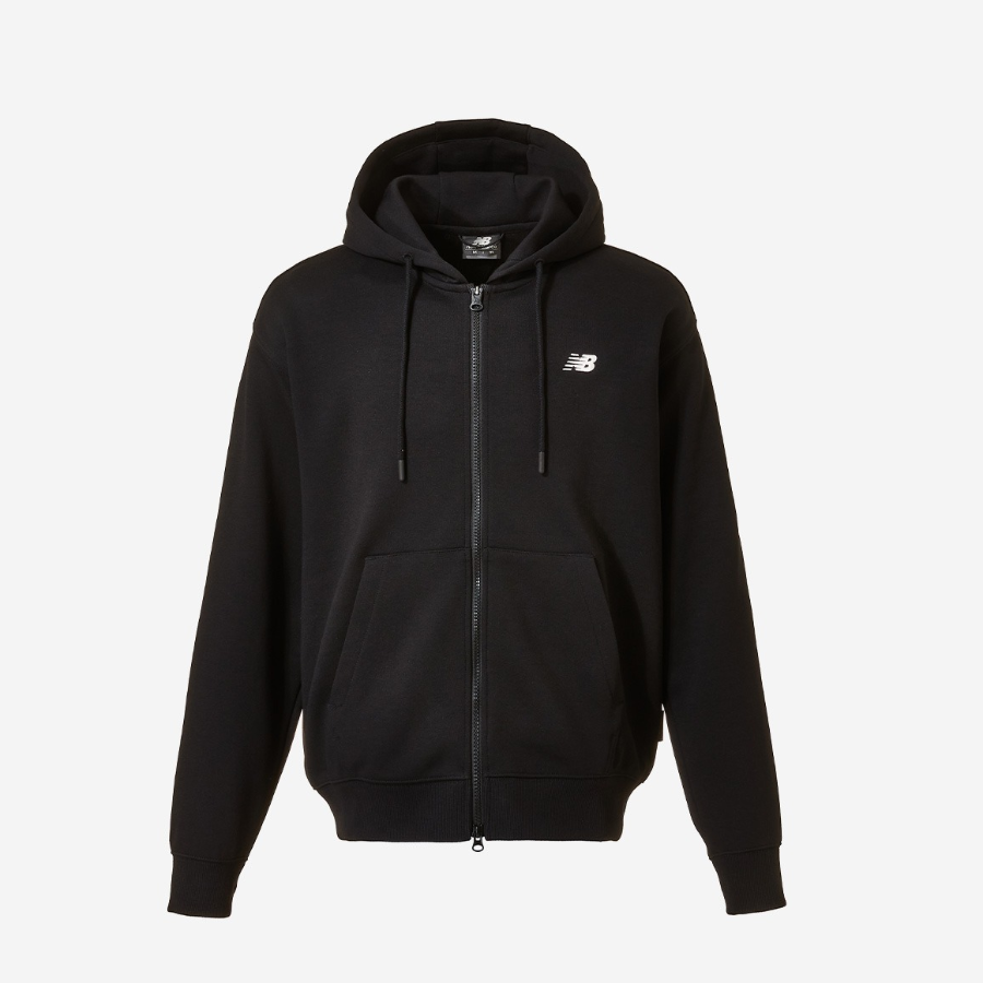 New Balance Uni Essential Small Logo Full-Zip Hoodie