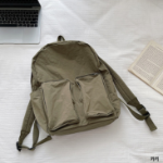 Crisp Big Pocket Nylon Backpack — вместительный и практичный рюкзак с крупными карманами