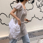 String Crinkle Y2K Shoulder Bag — трендовая сумка в стиле Y2K с эффектом барслака