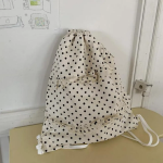 Dove String Dot Backpack — лёгкий рюкзак с акцентом на милый гороховый принт
