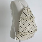 Dove String Dot Backpack — лёгкий рюкзак с акцентом на милый гороховый принт