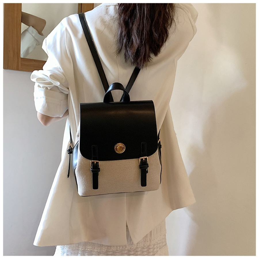 Canvas Combi Dailies Backpack — мини-рюкзак в стиле мешок с комбинированными материалами для повседневной носки