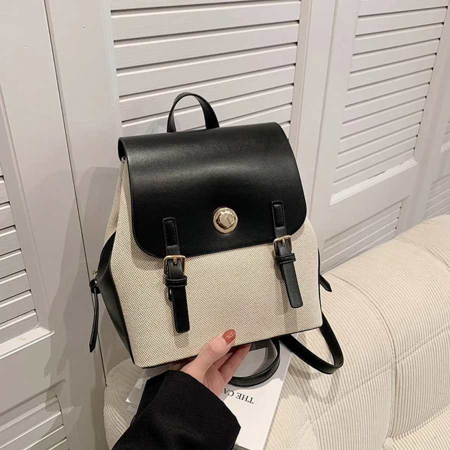 Canvas Combi Dailies Backpack — мини-рюкзак в стиле мешок с комбинированными материалами для повседневной носки