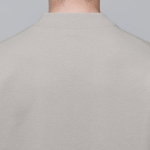 Ponte Mock Neck Long Sleeve T-Shirt [Mushroom]