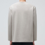 Ponte Crew Neck Long Sleeve T-Shirt [Mushroom]