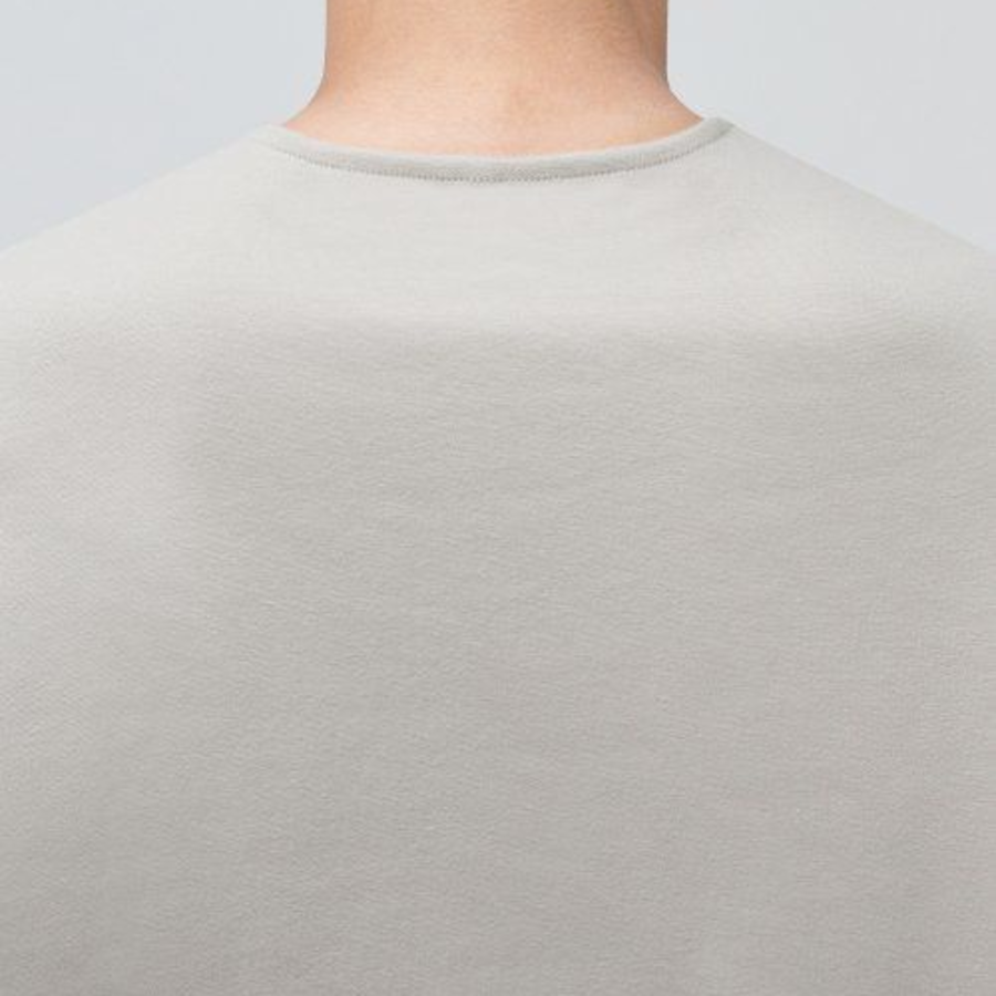 Ponte Crew Neck Long Sleeve T-Shirt [Mushroom]