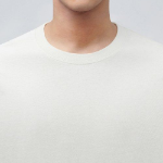 Crew Neck Long Sleeve T-Shirt [Dusty Cream]