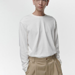Basic Long Sleeve T-Shirt [Cream]