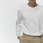 Basic Long Sleeve T-Shirt [Cream]
