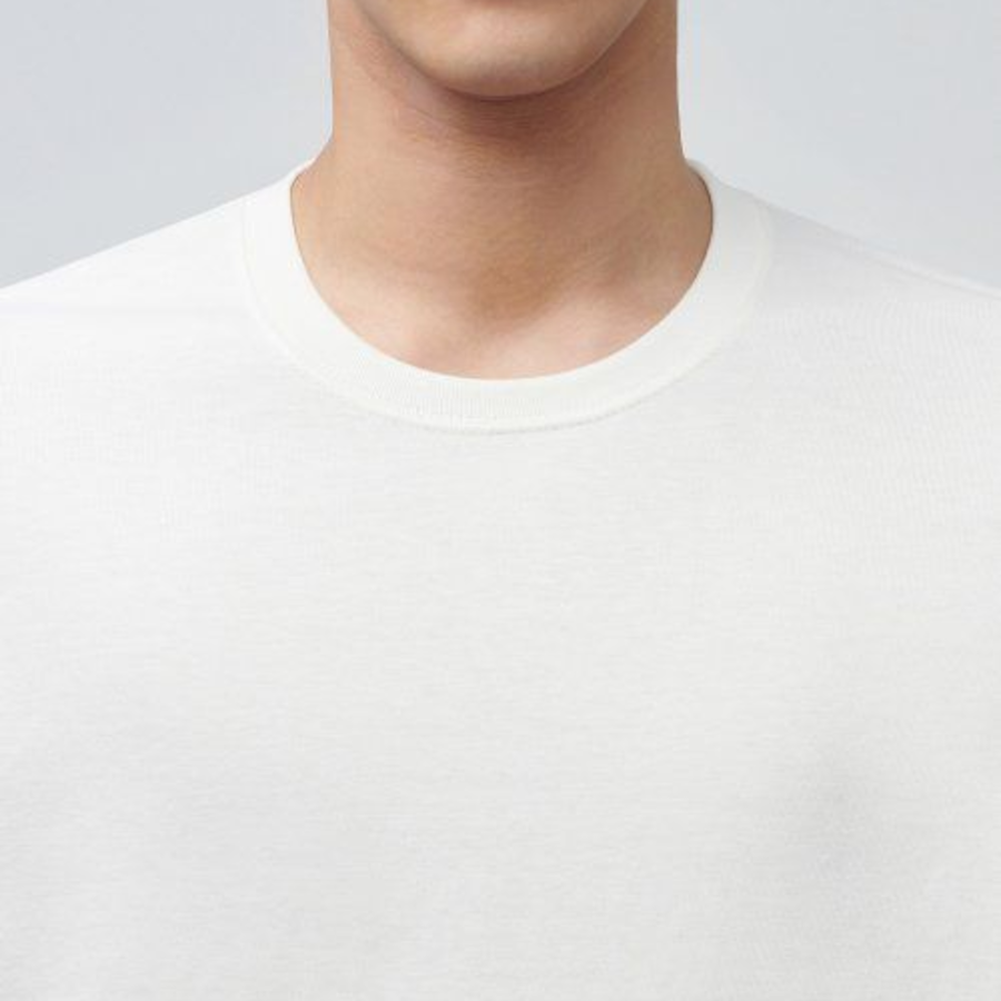 Basic Long Sleeve T-Shirt [Cream]
