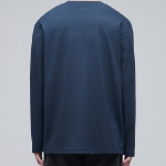 [CoolStandard] Crew Neck Long Sleeve T-Shirt [Turquoise]