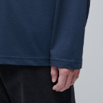 [CoolStandard] Crew Neck Long Sleeve T-Shirt [Turquoise]