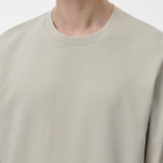 [HeatStandard] Crew Neck Long Sleeve T-Shirt [Light Beige]
