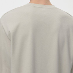 [HeatStandard] Crew Neck Long Sleeve T-Shirt [Light Beige]
