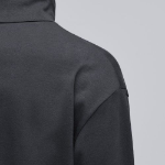 Relaxed Turtleneck Long Sleeve T-Shirt [Dark Gray]