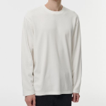 [HeatStandard] Crew Neck Long Sleeve T-Shirt [Cream]