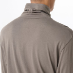 CR Turtle Neck Long Sleeve T-Shirt [Taupe]