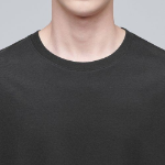 [CoolStandard] Crew Neck Long Sleeve T-Shirt [Gunmetal]