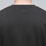 [CoolStandard] Crew Neck Long Sleeve T-Shirt [Gunmetal]