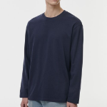 [HeatStandard] Crew Neck Long Sleeve T-Shirt [Navy]