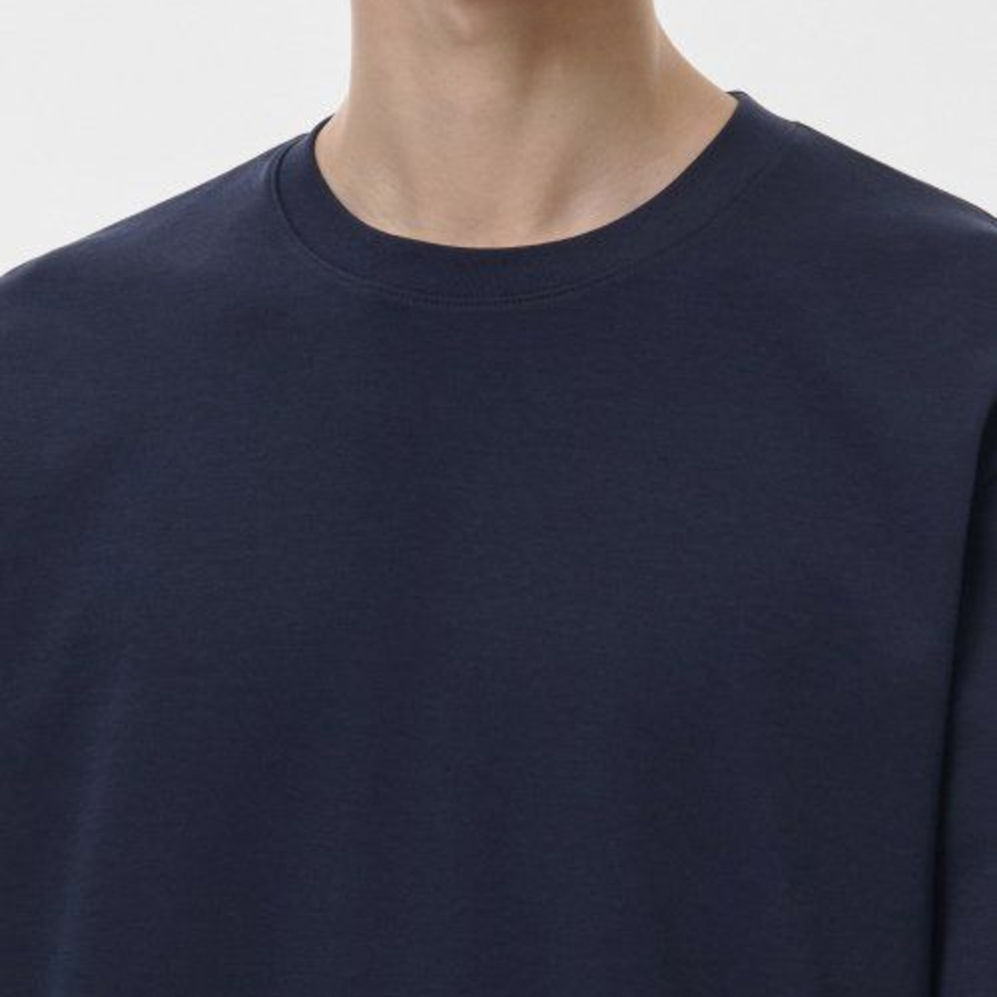 [HeatStandard] Crew Neck Long Sleeve T-Shirt [Navy]