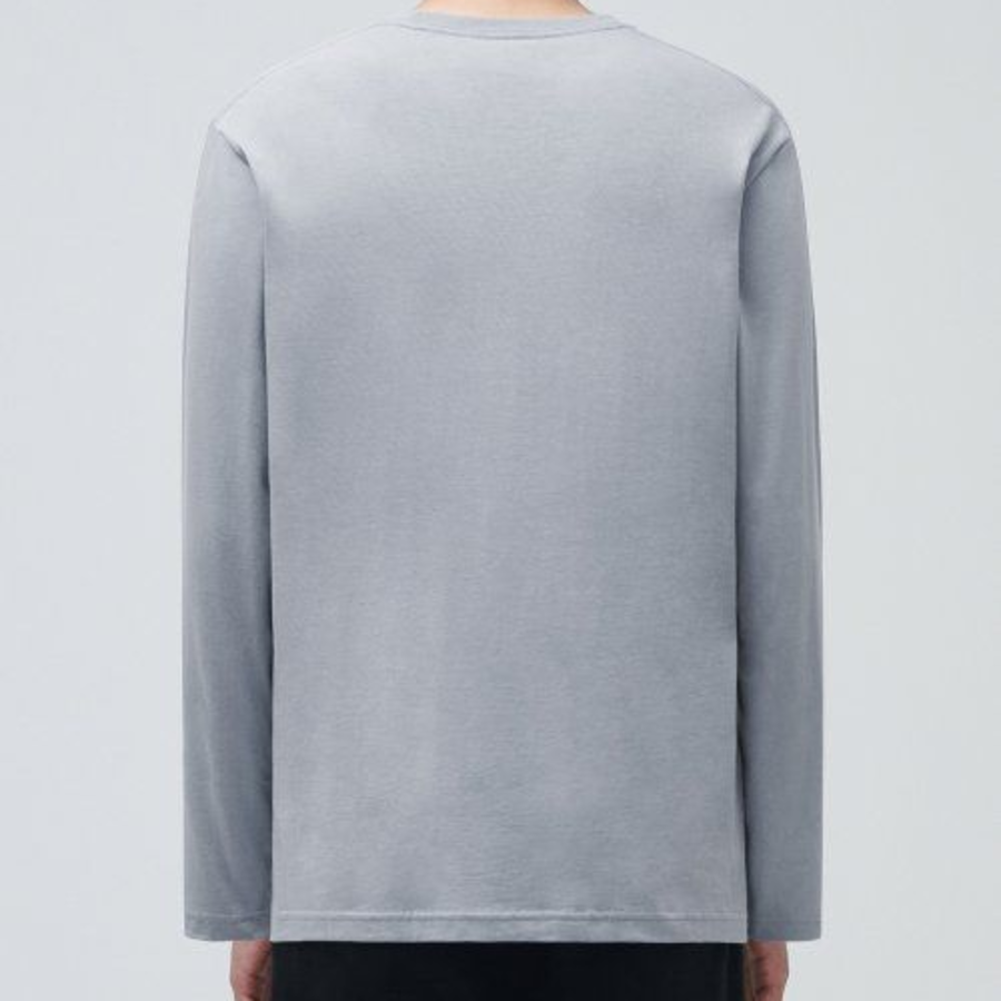 Basic Long Sleeve T-Shirt [Gray]