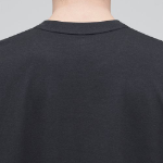 [CoolStandard] Crew Neck Long Sleeve T-Shirt [Dark Gray]