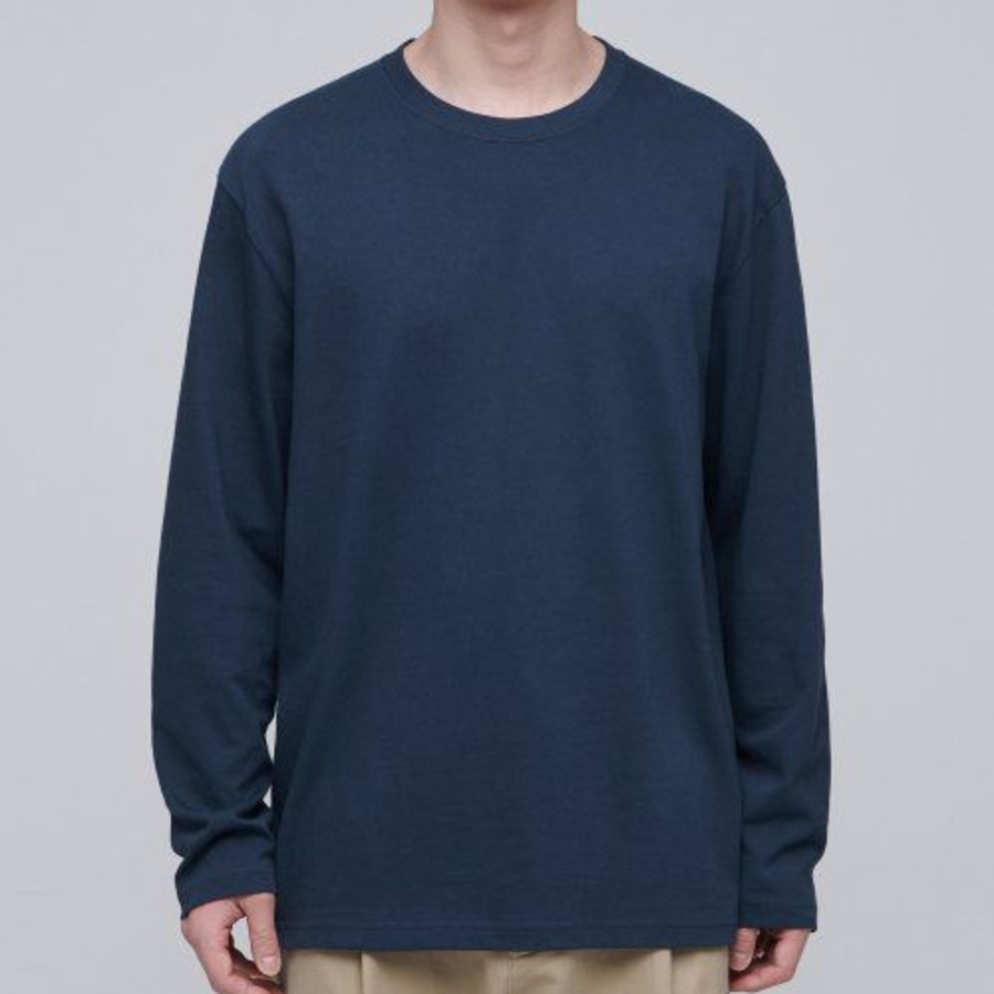 Basic Long Sleeve T-Shirt [Turquoise]