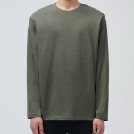Basic Long Sleeve T-Shirt [Light Khaki]