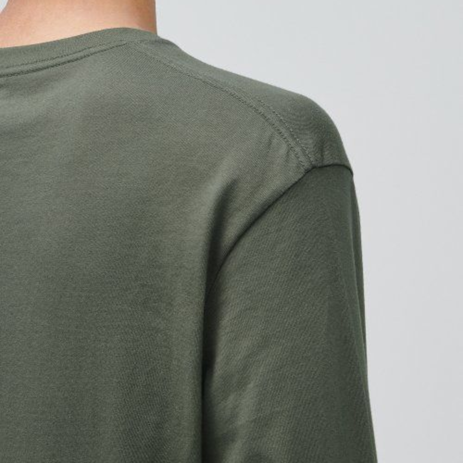Basic Long Sleeve T-Shirt [Light Khaki]