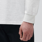 Crew Neck Long Sleeve T-Shirt [Oatmeal]