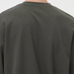 [HeatStandard] Crew Neck Long Sleeve T-Shirt [Dusty Khaki]