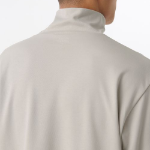 [HeatStandard] Turtle Neck Long Sleeve T-Shirt [Light Beige]